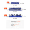 Magnetic Socket Organizer Set with Metric and SAE Trays