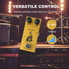 Compact Guitar Effects Pedal with 10 Classic Effect Modes
