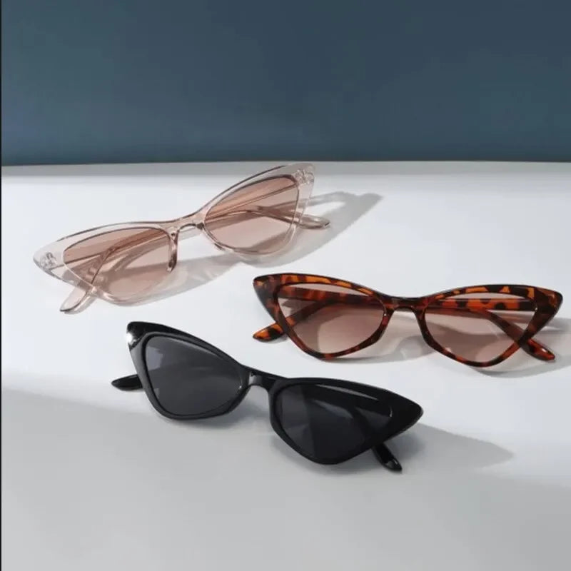 Retro Cat Eye Sunglasses - Set of 3