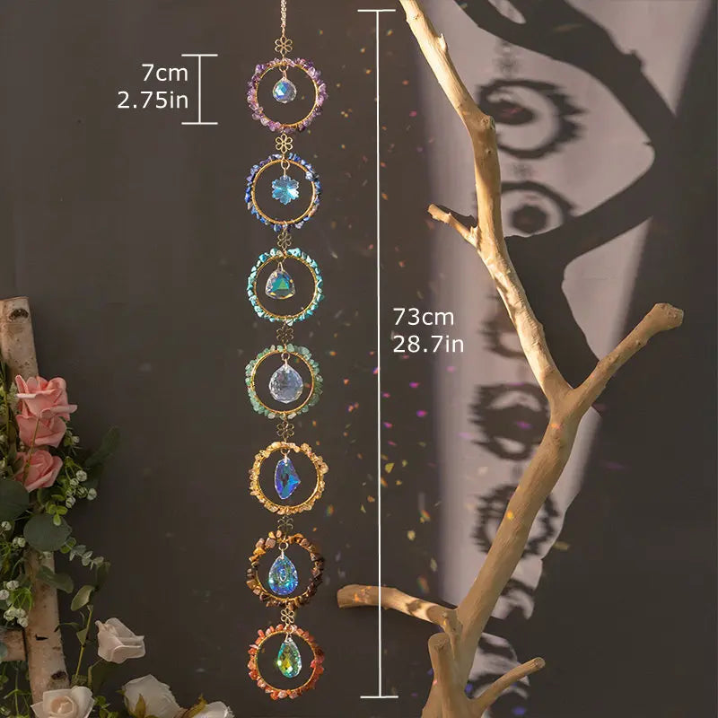 Colgante de Pared Árbol de la Vida con Gemas Naturales