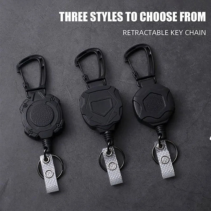 Heavy-Duty Retractable Badge Holder with Card Cover