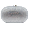 Rhinestone Evening Clutch with Chain Strap