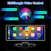 12-Inch Rearview Mirror Dash Cam with Wireless CarPlay & GPS