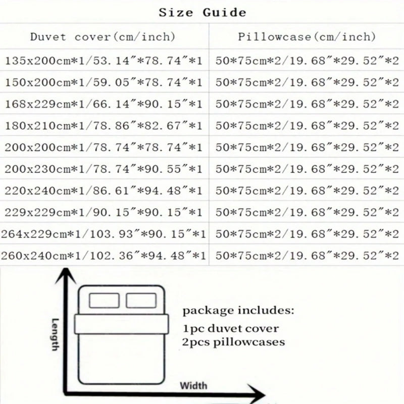 Lace-Embroidered Duvet Cover Set with Pillowcases