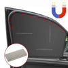 Magnetic Car Window Sunshades with UV Protection and Privacy Blackout