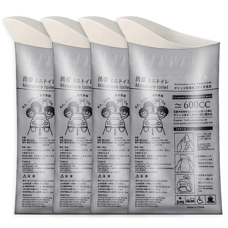 Disposable Emergency Urinal Bags - Portable Travel & Camping Toiletries