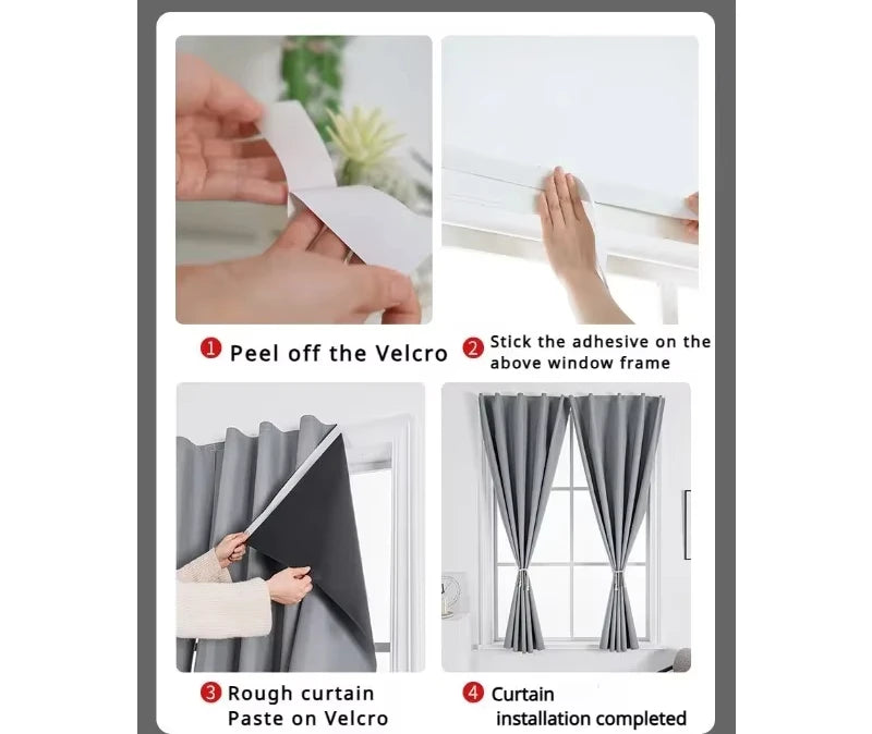 Self-Adhesive Blackout Curtains for Any Room