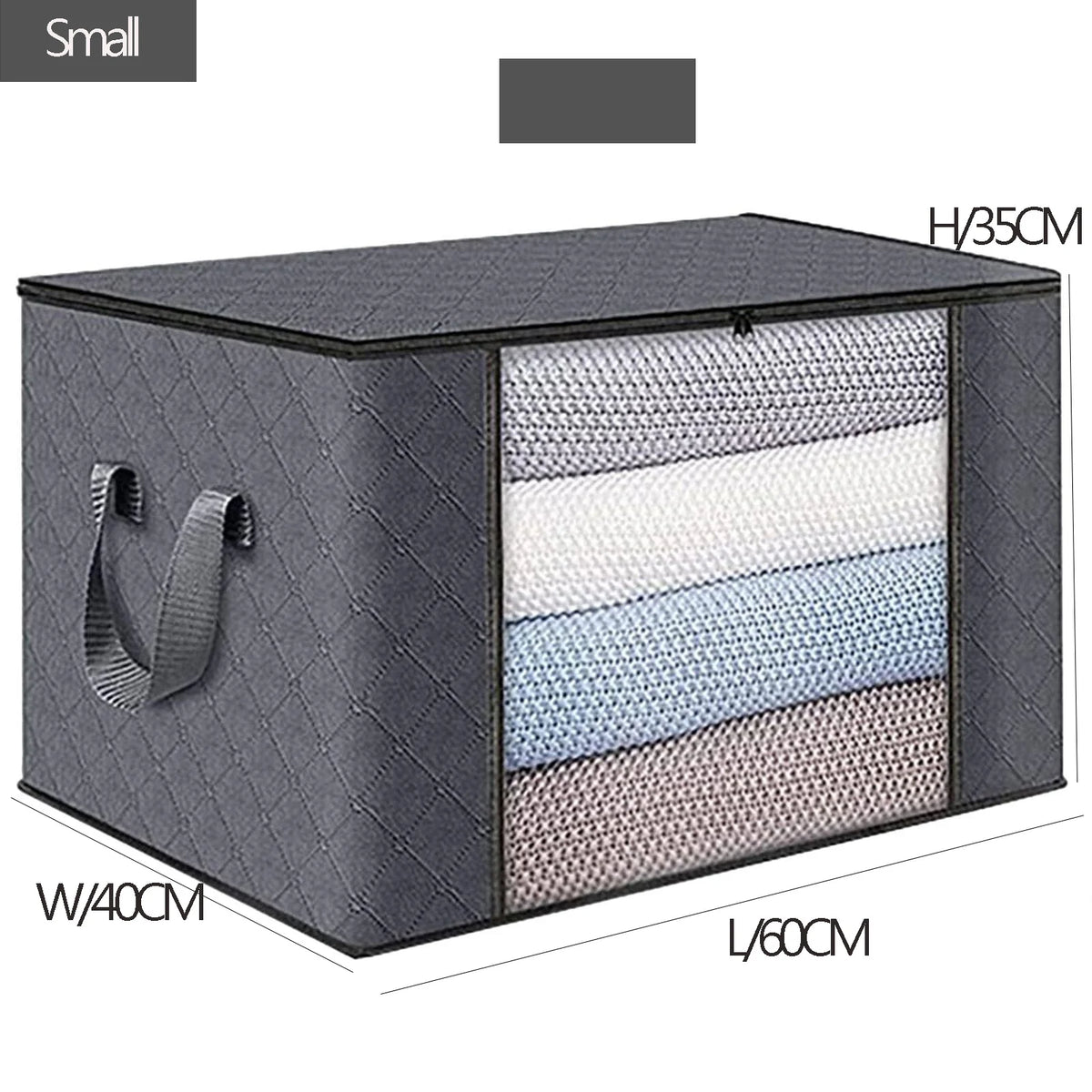 Under Bed Storage Containers with Clear Window (3-Pack)