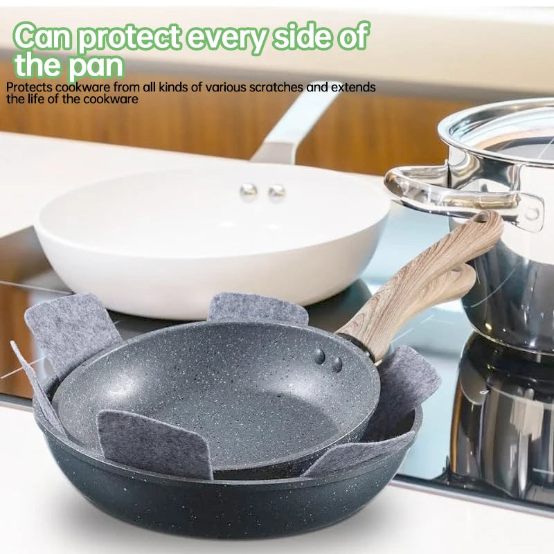 Felt Pot Protectors and Cookware Dividers