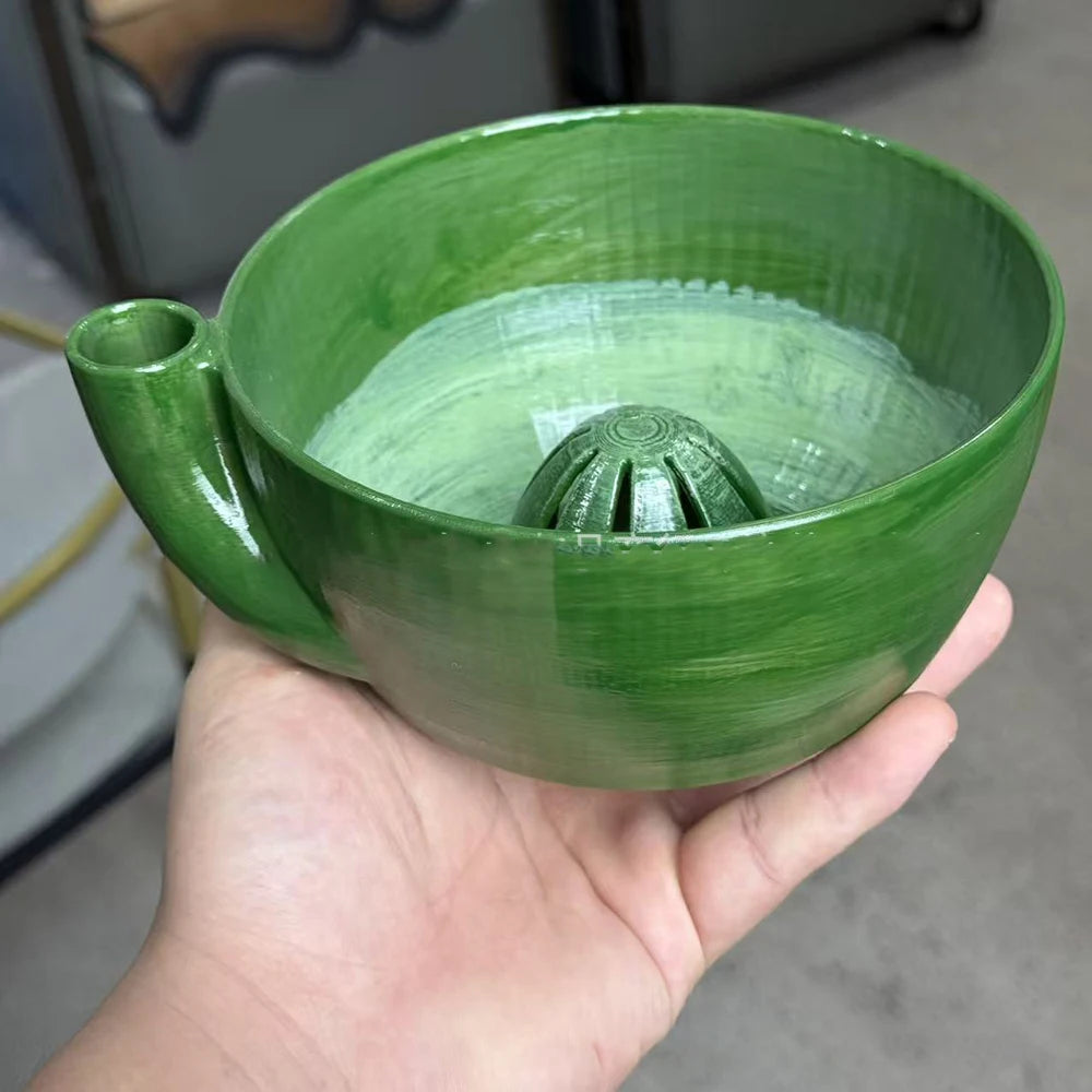 Self-Spinning Fruit & Vegetable Washer Bowl with Drain Holes