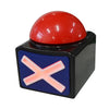 Roter Quiz-Show-Buzzer mit Ton und Licht