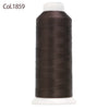 80-Color Polyester Embroidery Thread Set with Large 4000m Spools