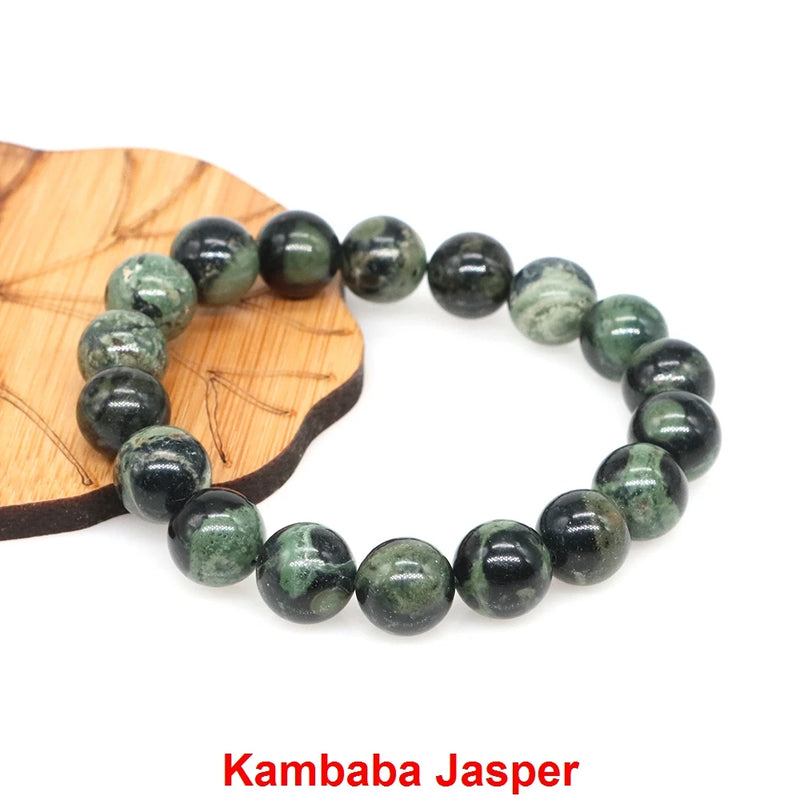Bracelet Perles en Aventurine Verte Naturelle