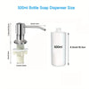 Built-In Kitchen Sink Soap Dispenser with Extension Kit