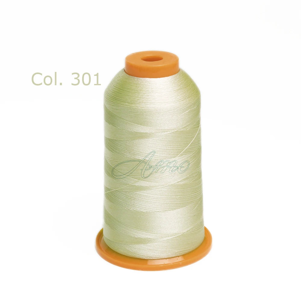 High-Tenacity Polyester Embroidery Thread (120D/2, 40wt) for Home & Industrial Machines