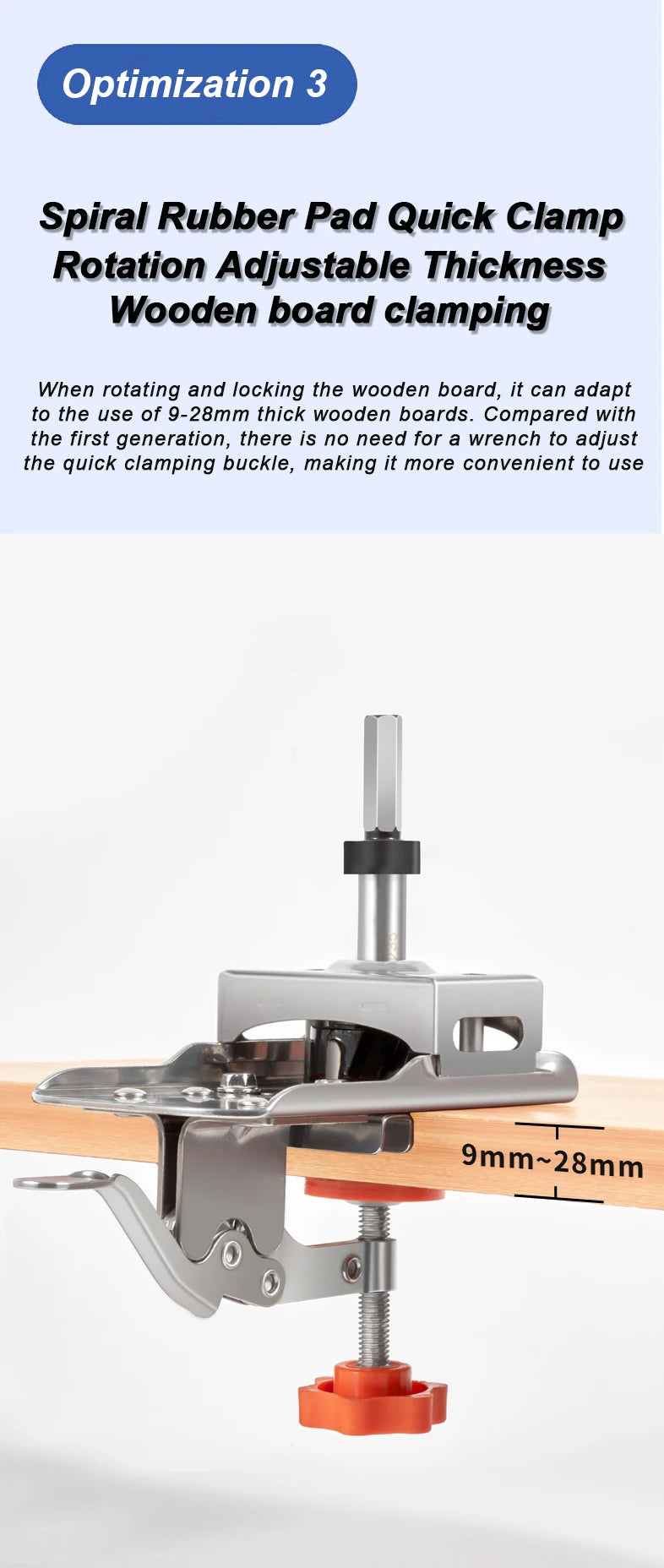 Cabinet Door Hinge Hole Drilling Jig