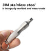 Stainless Steel Tire Valve Core Remover Tool with Key Ring