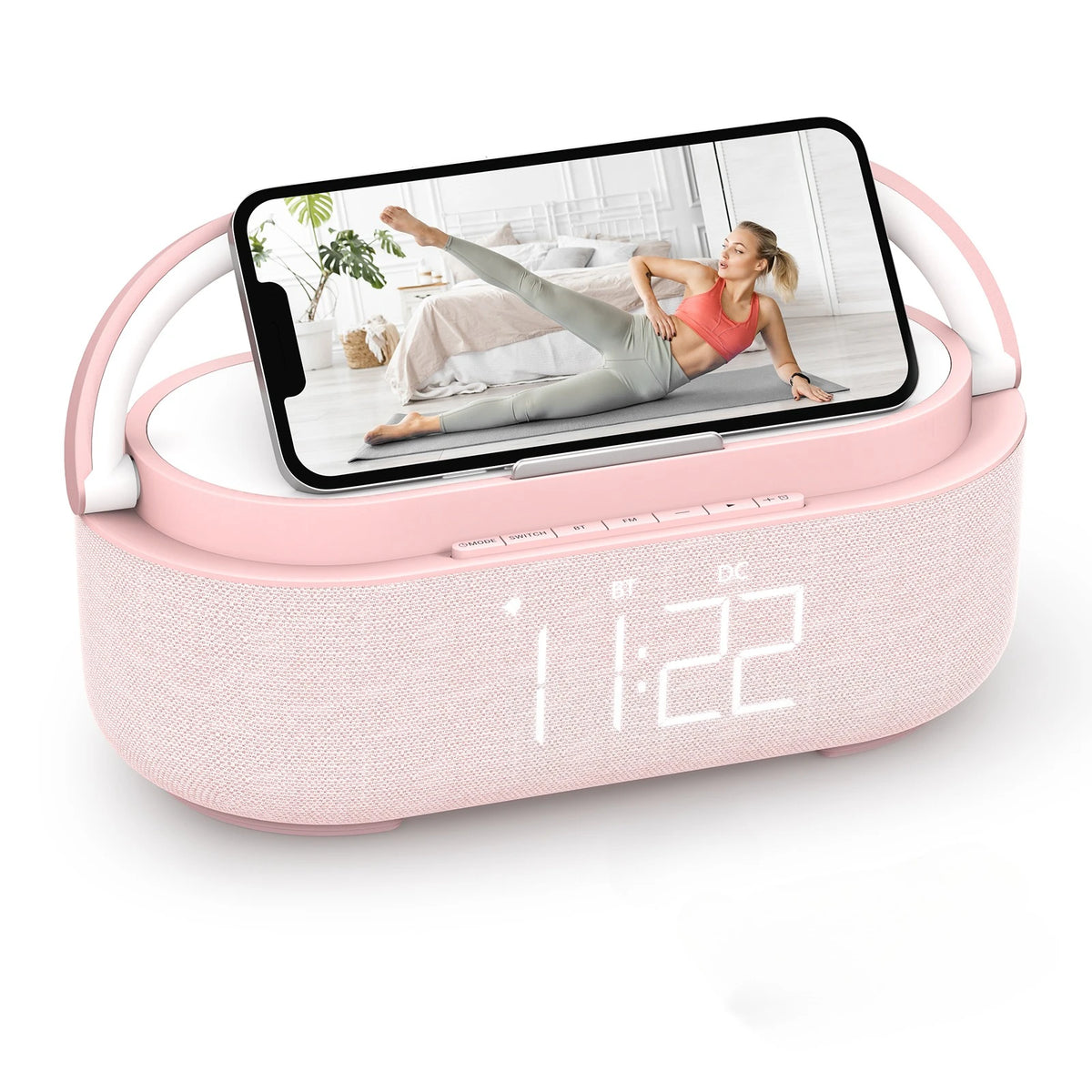 Tragbare Bluetooth-Lautsprecher mit kabelloser Ladung