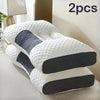 Ergonomic Contour Neck Pillow with Adjustable Massage Support