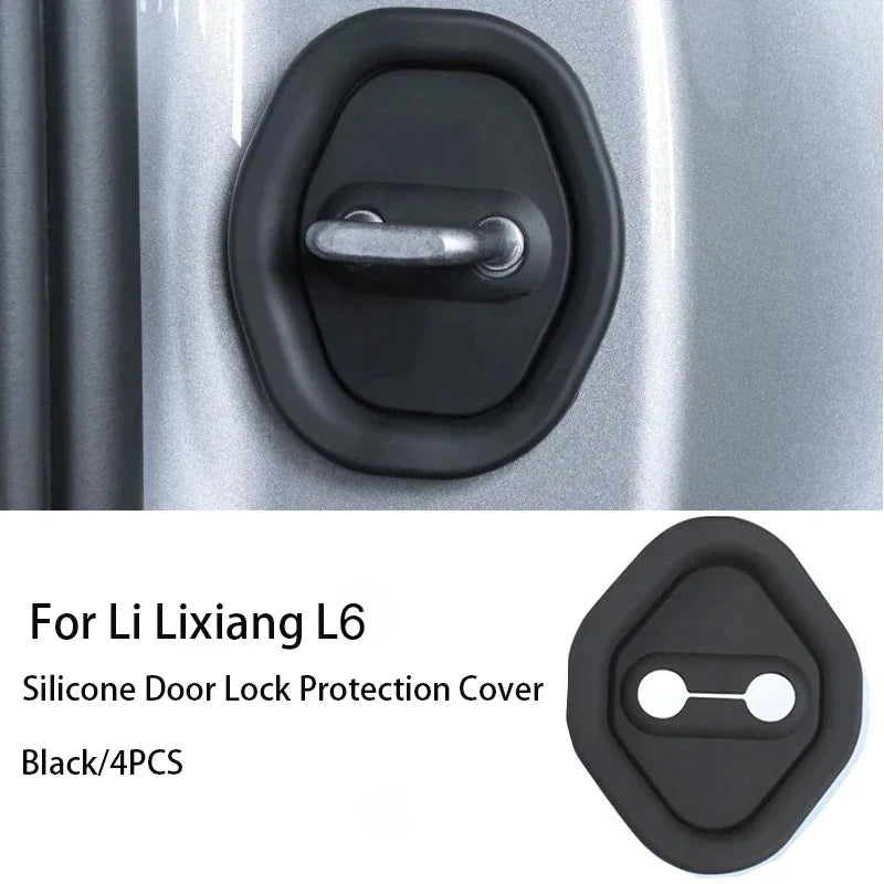Silicone Car Door Lock Protector Covers for Li Lixiang L6 L7 L8 L9