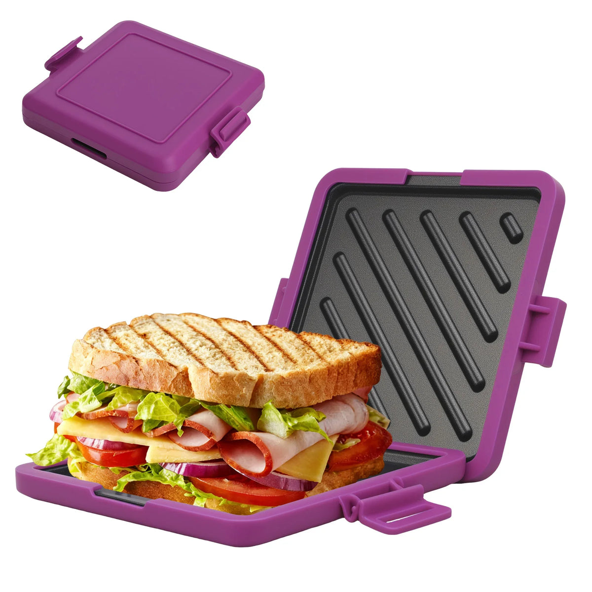 Appareil à Sandwichs et Petit-Déjeuners Compact