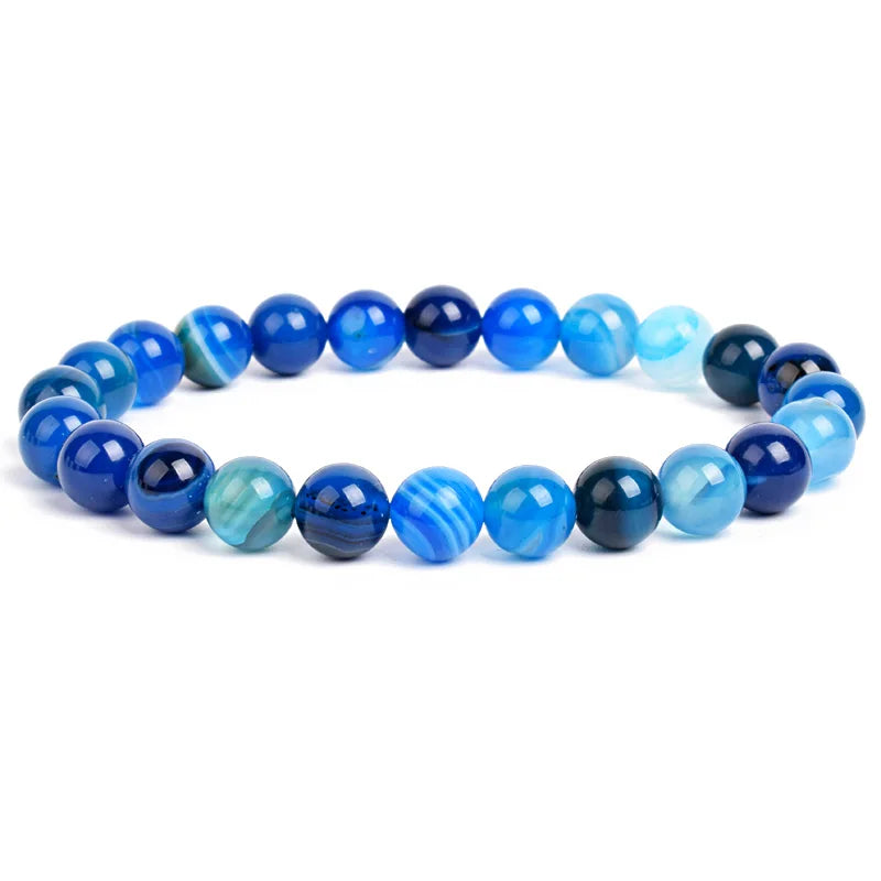 Armband aus Natursteinperlen
