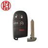 Replacement Remote Key Fob Shell Cover for Dodge, Jeep & Chrysler (5-Button)