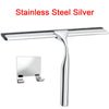 Shower Squeegee with Hanging Silicone Holder for Glass Doors & Mirrors