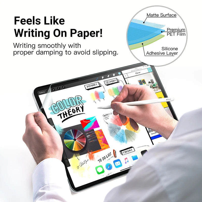 PaperFeel Matte Screen Protector for iPad (3-Pack)