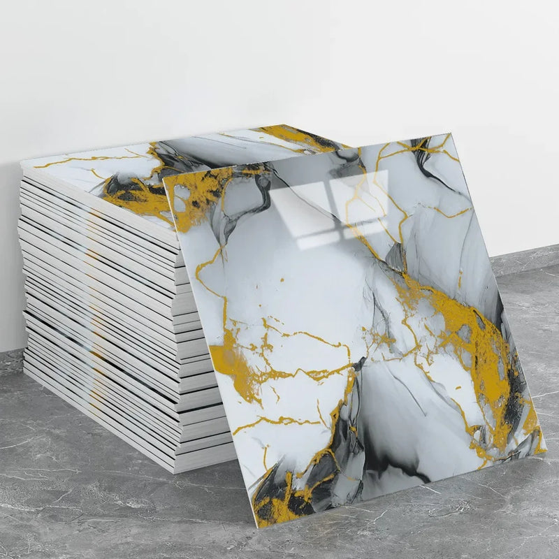 Peel-and-Stick Vinyl Floor Tiles