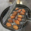 Cesta de Parrilla Plegable Grande con Mango Extraíble