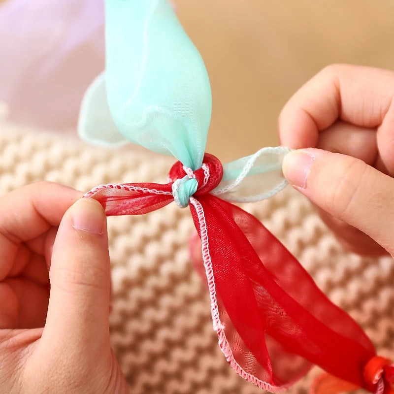 Montessori Cotton Pull-Along Sensory Tissue Box for Babies