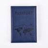 Cute Pink Leather Passport Holder with Card Slots