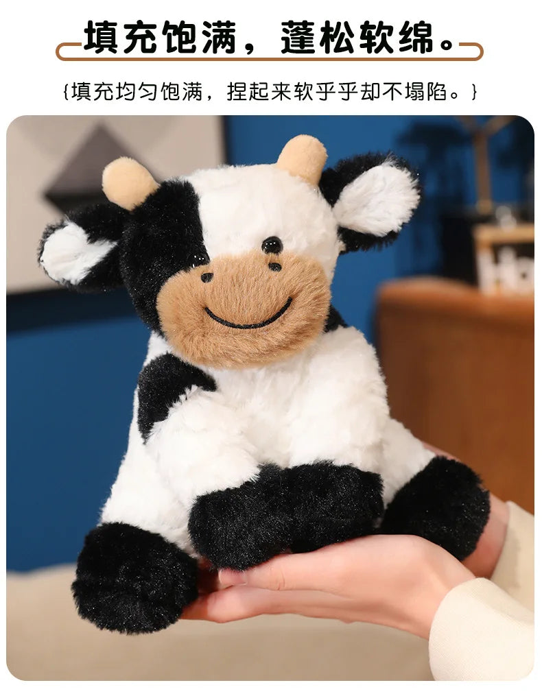 Huggable Plush Cow Toy – Super Soft Stuffed Animal for Kids & Adults