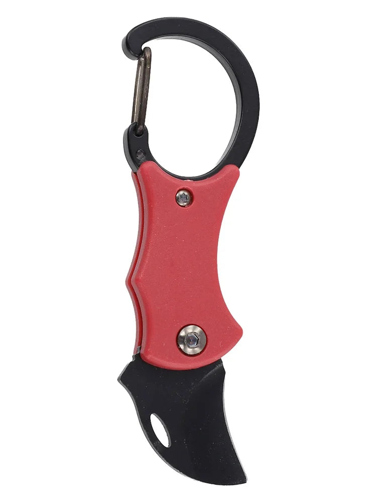 Compact Folding Utility Knife with Keychain