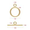 14K Gold Filled Toggle Clasp Set for Jewelry Making