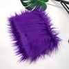 A vibrant purple faux fur fabric used for DIY sewing, doll hair, and cosplay.