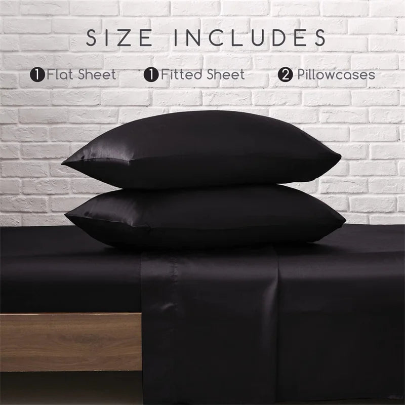 Luxury Mulberry Silk Bedding Set – Silky Smooth & Hypoallergenic