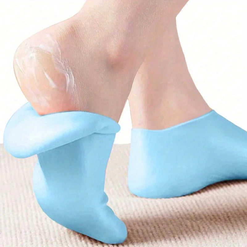 Wiederverwendbare Silikon-Fußsocken zur Feuchtigkeitspflege