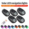 Solar-Powered RGB Strobe Light for Trucks and SUVs (5-Pack)