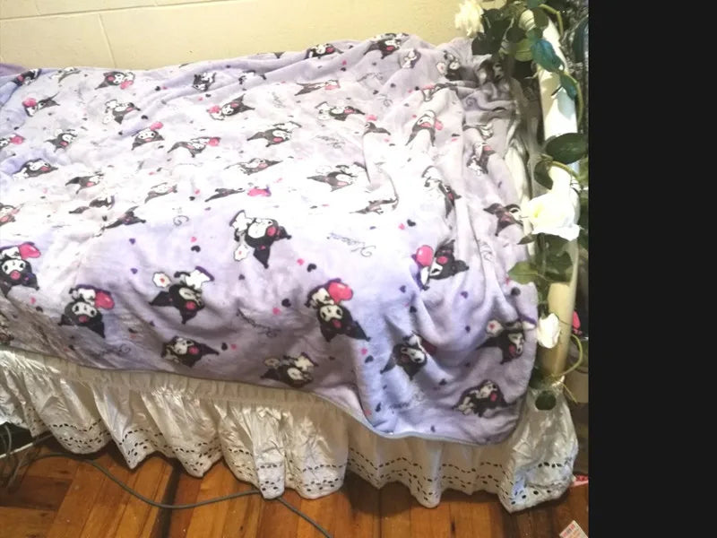 Embroidered Ruffle Bed Skirt with Scalloped Edge