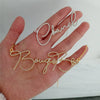 Personalized Script Name Necklace