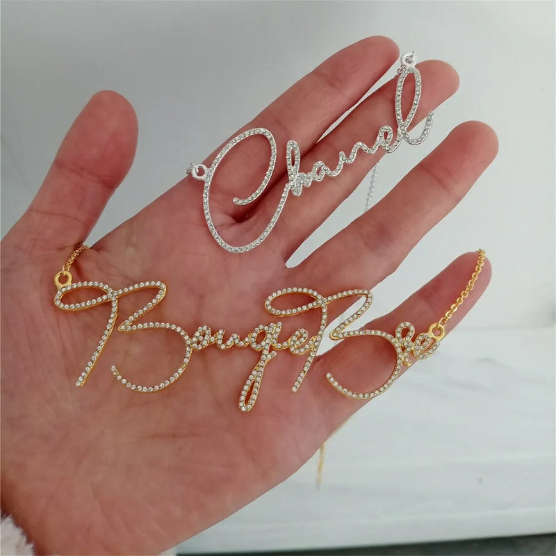 Personalized Script Name Necklace