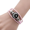 Sonnen- & Mond-Lederarmband-Set