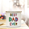 Tasses en émail pour cadeaux de la fête des Pères