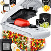 Multi-Function Vegetable Chopper with Catch Container