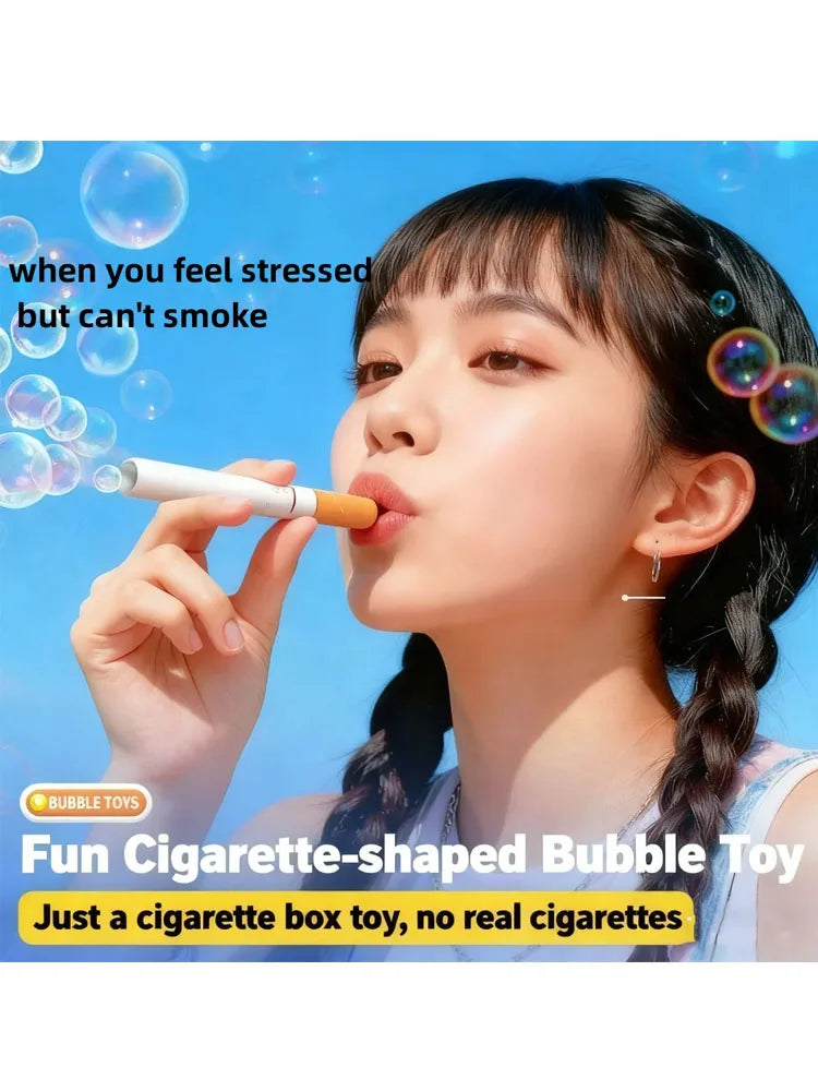 Cigarette-Shaped Bubble Wand – Fun Stress Relief Toy for Desk and Parties