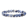 Armband aus Natursteinperlen