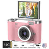 4K Digital Camera with 2.4-Inch Flip Screen and 48MP Sensor