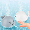 Whale Water Sprinkler Bath Toy with Glowing LED Lights